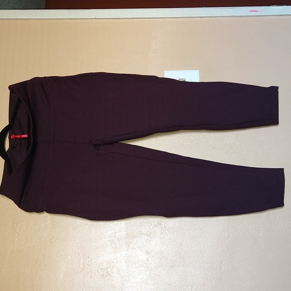 Spanx Ponte Ankle-Length slimming  Leggings 20262Q size 1X maroon burgun…